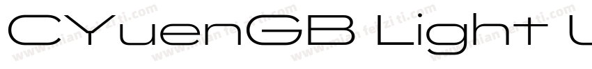 CYuenGB Light U Light字体转换